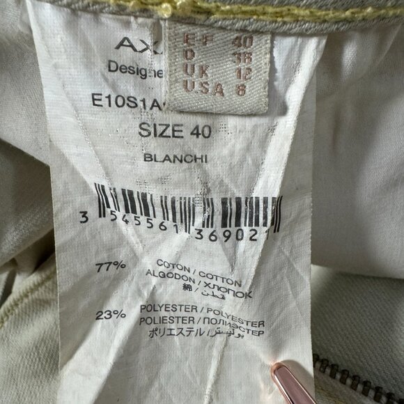 Axara Paris Denim Studded Mini Skirt size 40 (US 8) read notes - Picture 10 of 14